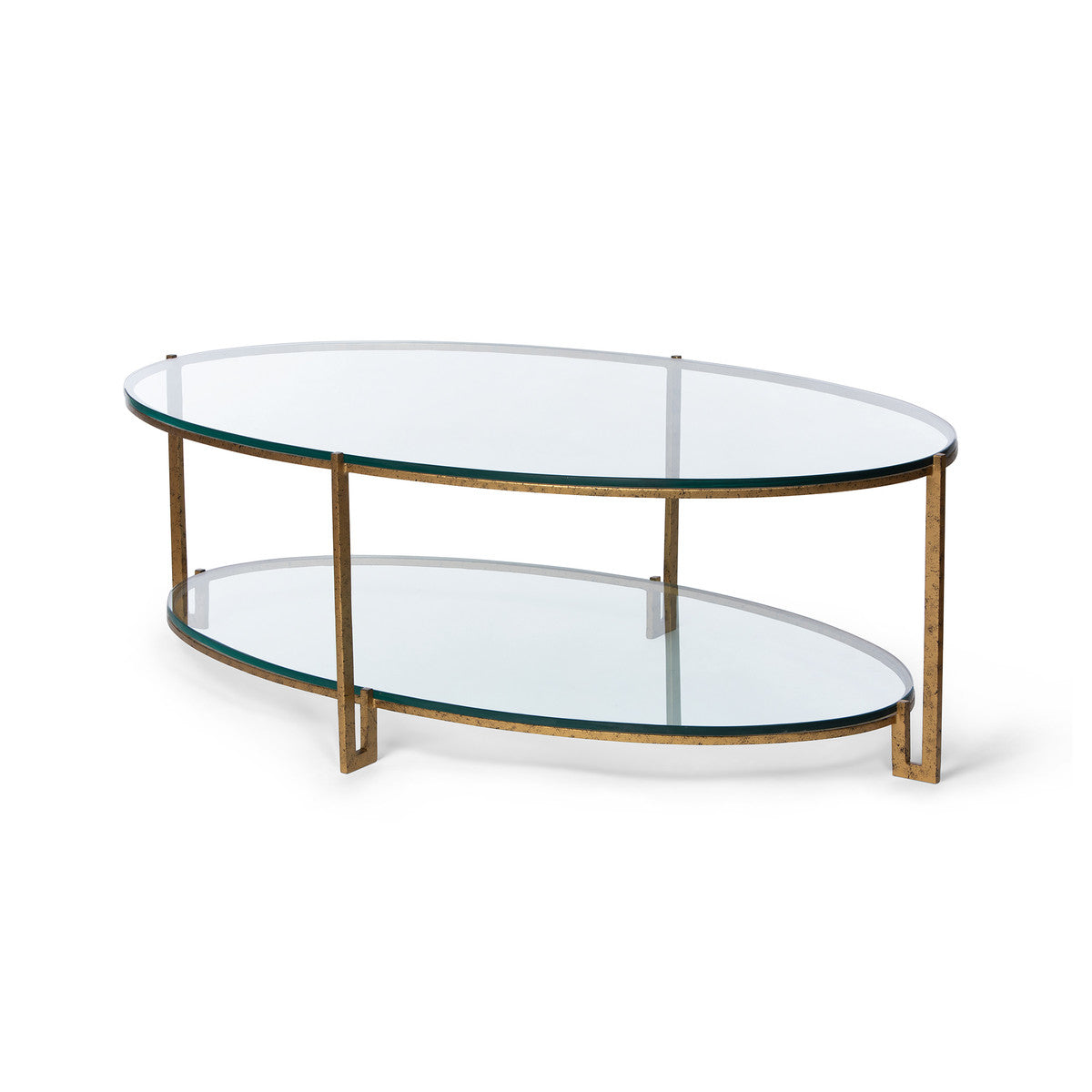 Naomi Iron and Glass Cocktail Table