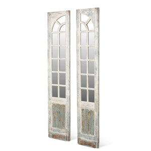 Mirrored Sidelights  Set of 2